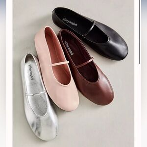 Silver Jeffrey Campbell Flats